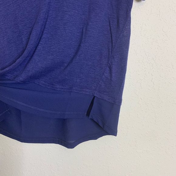 Sanctuary Linen blue Mixed Media Tee size small - Picture 6 of 7